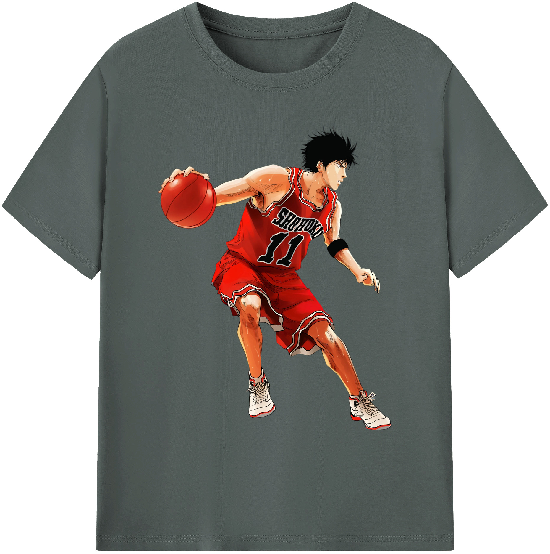 （画像用） SLAM DUNK／スラムダンク 綿100％ メンズ半袖Tシャツ｜肌触りやわらか＆通気性